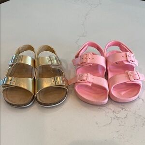 SOLD 🏷️ Cat & Jack • 2 pair toddler sandals